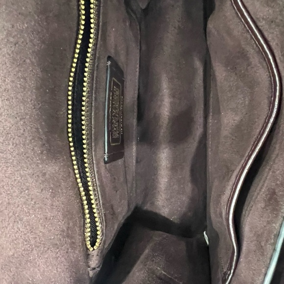 Coach Leather Parker Top Handle Cross Body Handbag - Picture 7 of 9